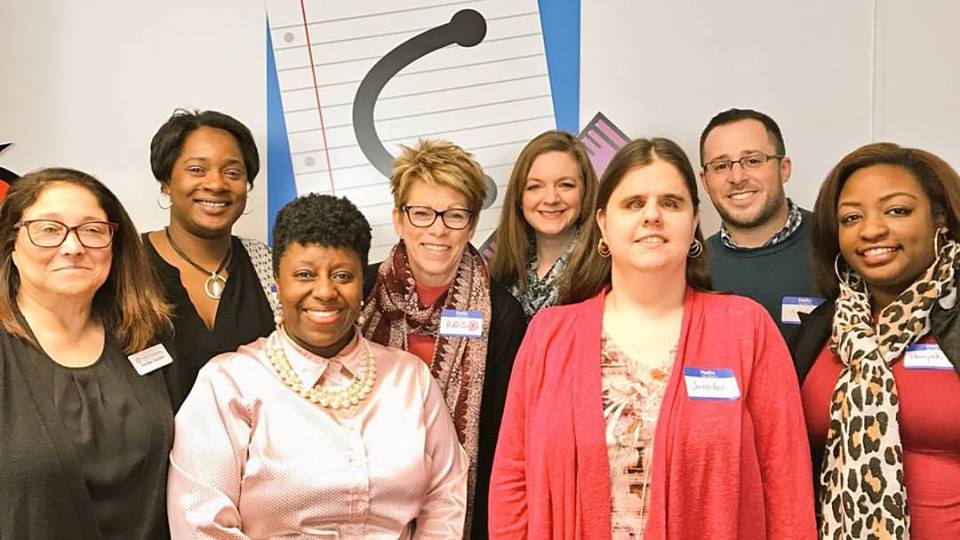 Latisha Chastang with fellow nonprofit leaders at a conference